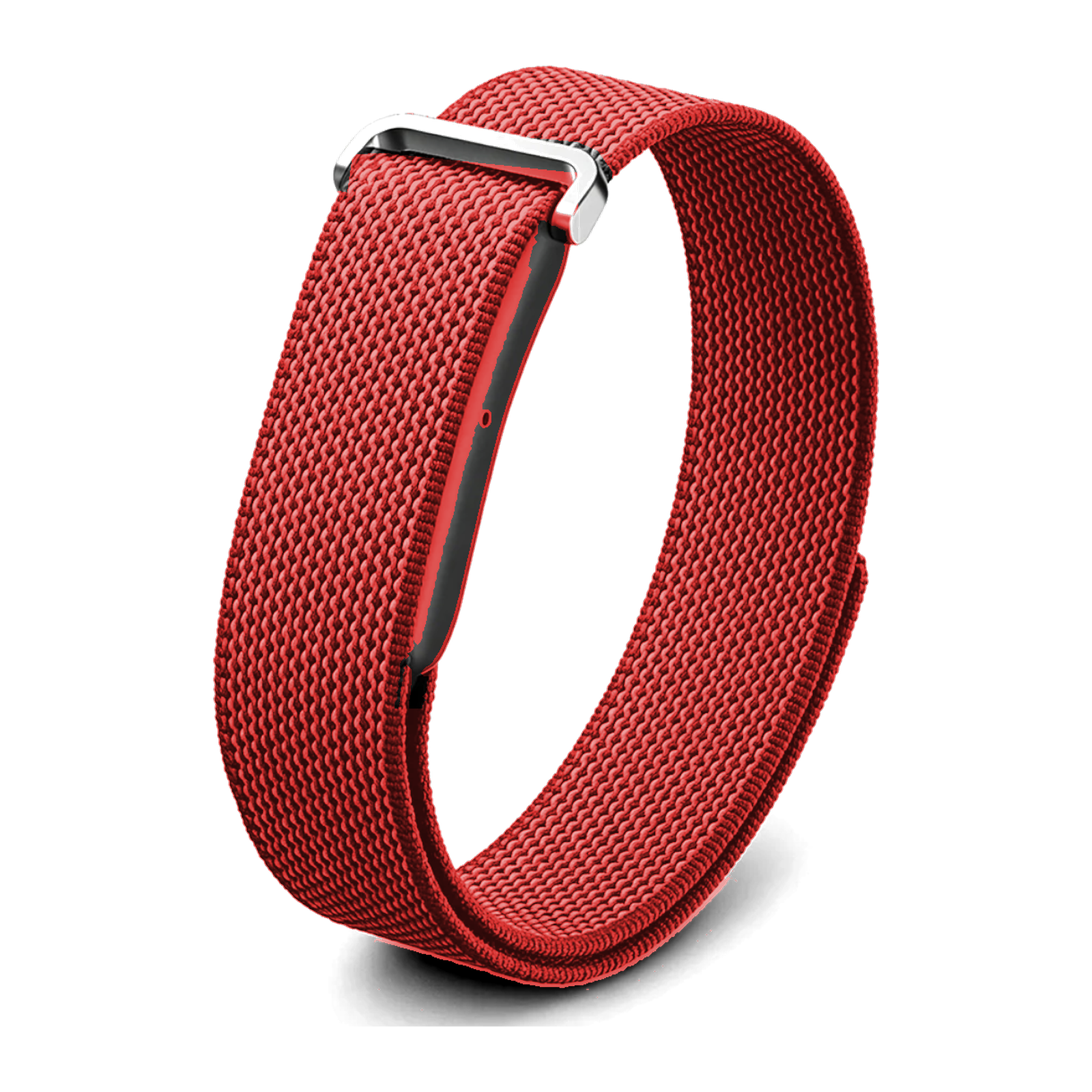 Red woven strap